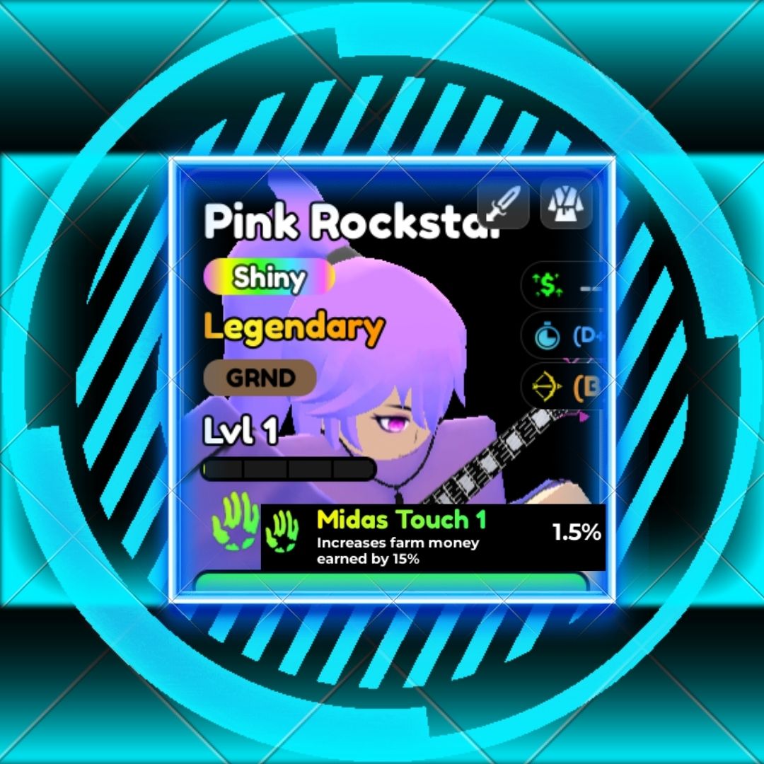 Pink Rockstar | Midas Touch 1