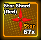 x10 Star Shard (  Red )