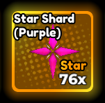 x10 Star Shard ( Purple ) 